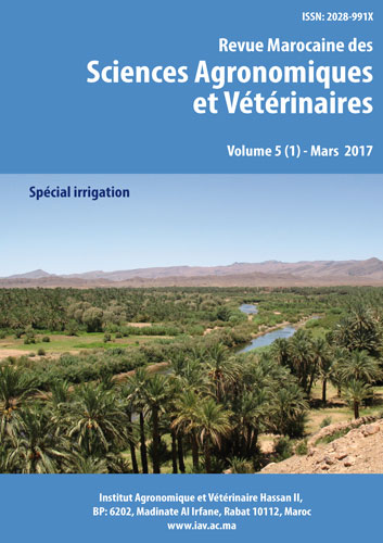 					Afficher Vol. 5 No. 1 (2017): (Mars 2017 - Spécial irrigation)
				